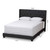 Baxton Studio Brady Modern and Contemporary Charcoal Grey Fabric Upholstered Full Size Bed