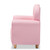 Baxton Studio Mabel Modern and Contemporary Pink Faux Leather Kids Armchair