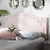 Baxton Studio Aubrey Modern and Contemporary Light Pink Velvet Fabric Upholstered King Size Headboard
