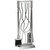 5 Piece Stainless Steel Fireplace Tool Set with Abstract Design - AHF800