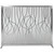 Panel Fireplace Screen - Stainless Steel - Modern Abstract Design - AHS800