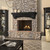 60" Celeste Fireplace Shelf by Pearl Mantels - Espresso Distressed Finish