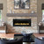 72" Zachary Non-Combustible Fireplace Shelf by Pearl Mantels - Natural Wood Look w/ Little River Finish