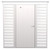 Arrow Select 6' x 4' Steel Storage Shed  -  Flute Gray