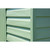 Arrow Select 6' x 4' Steel Storage Shed  -  Sage Green
