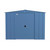 Arrow Classic Steel Storage Shed 8' x 8' Blue Gray