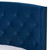 Baxton Studio Joanna Modern and Contemporay Navy Blue Velvet King Size Platform Bed