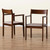 Baxton Studio Helene Mid-Century Modern 2-Piece Dining Chair Set