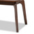 Baxton Studio Linden Modern and Contemporary Wood Dining Bench