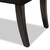 Baxton Studio Chandelle Luxe and Contemporary Black Velvet Upholstered Bench- Less Than Perfect