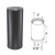 7" x 6" DVL Double-Wall Black Stove Pipe - 7DVL-06