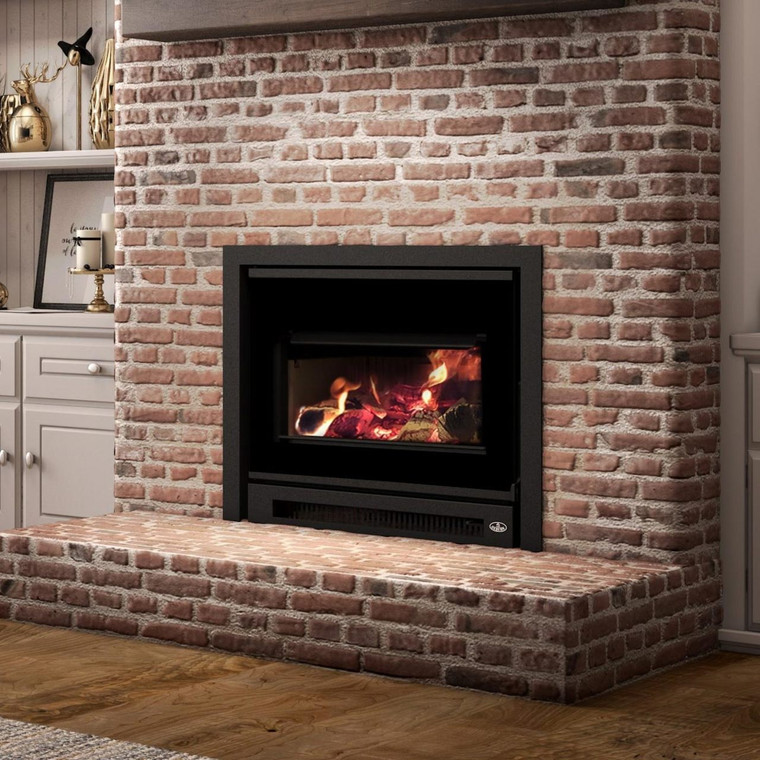 Osburn Inspire-I 2000 Black Wood Burning Fireplace Insert. Heats up to 2,100 sq ft - OBO2045