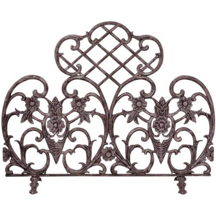 42" x 33" Single Panel Bronze Finish Cast Aluminum Screen