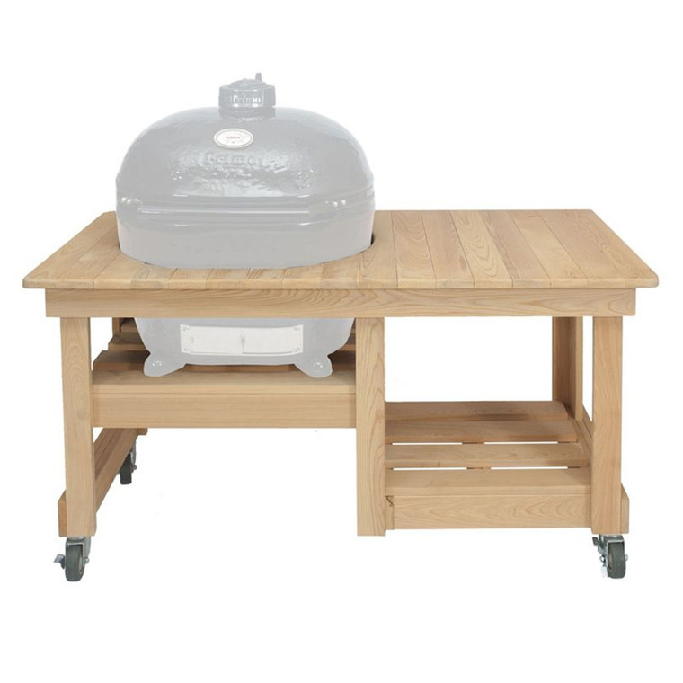 Cypress Counter Top Table for Oval LG 300 Primo Grills