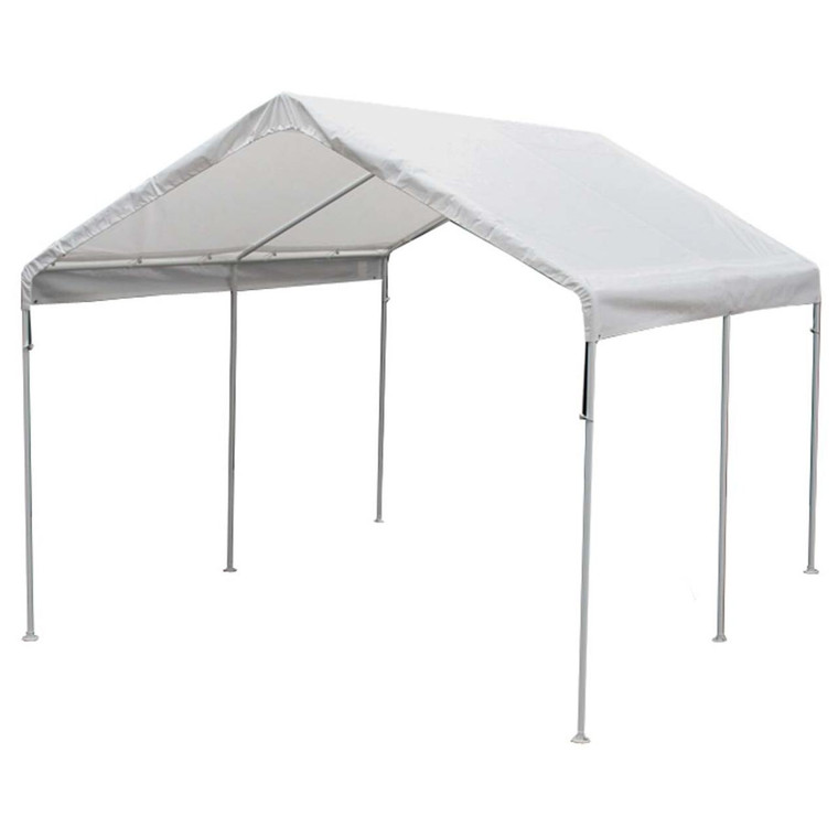 King Canopy 10' x 13' 6 Leg White Universal Canopy