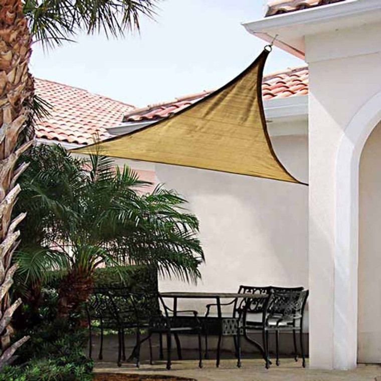 Shelter Logic 12 Foot Triangle Sun Shade Sail