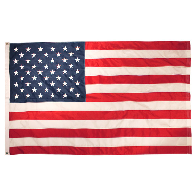 Super Tough US Flag 5ft x 8ft Sewn Nylon - Imported