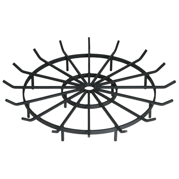 Wagon Wheel Outdoor Fire Pit Grate- 40 inch Diameter