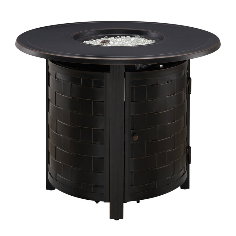 Dylan 34" Round Aluminum LPG Fire Pit