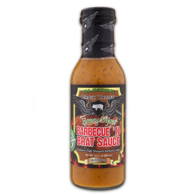 Croix Valley Honey Dijon Barbecue N Brat Sauce - 12 fl oz (354 ml)