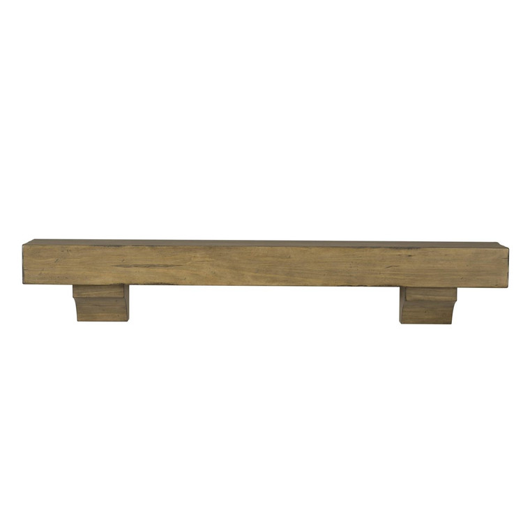 48" Shenandoah Fireplace Shelf by Pearl Mantels - Dune Distressed Finish