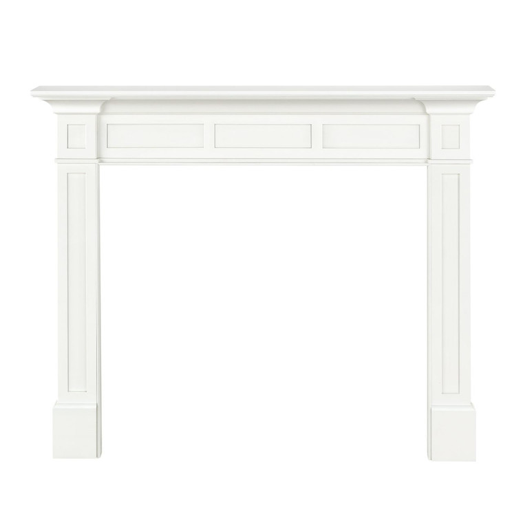 48" Jim MDF Fireplace Mantel by Pearl Mantels - White Paint Finish