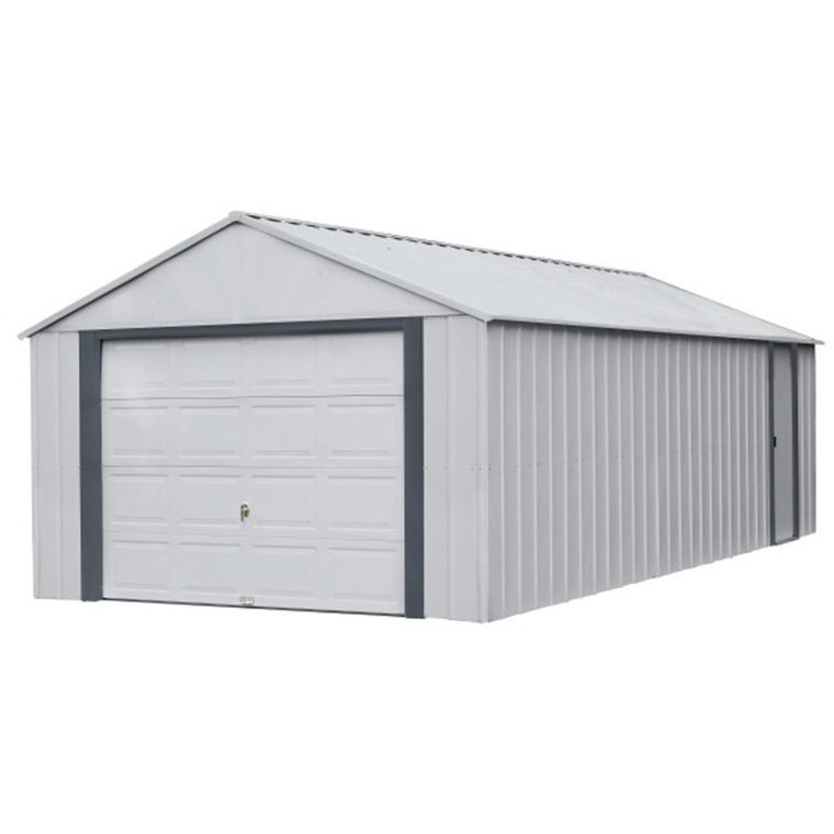Arrow Murryhill 12' x 24' Steel Storage Garage/Building - Gray