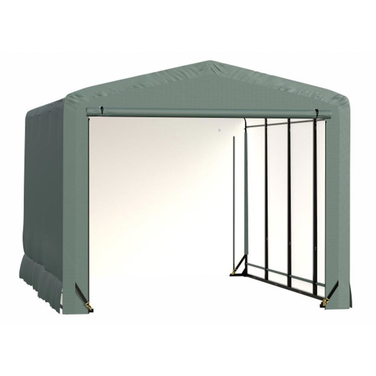 ShelterTube 12' x 18' x 10'  Wind & Snow-Load Rated Garage - Green