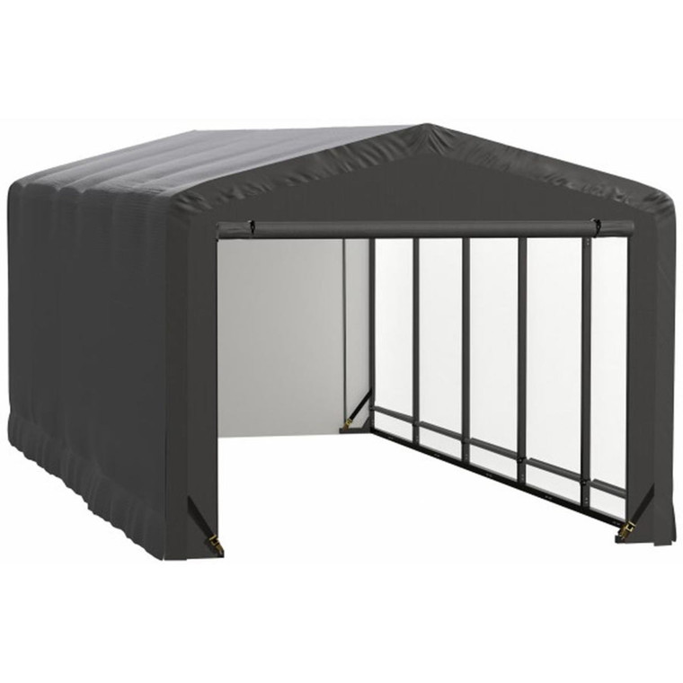ShelterTube 10' x 23' x 8' Wind & Snow-Load Rated Garage - Gray