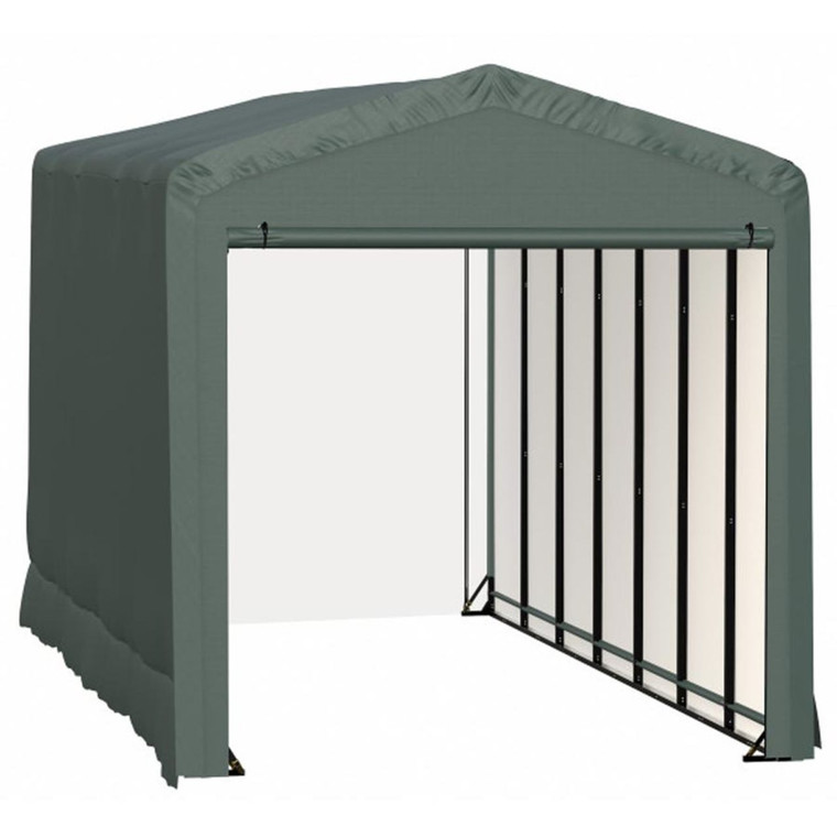 ShelterTube 14' x 32' x 16' Wind & Snow-Load Rated Garage - Green