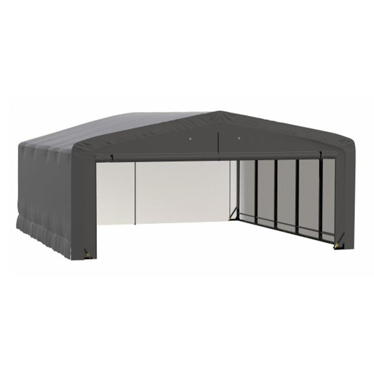 ShelterTube 20' x 23' x 10' Wind & Snow-Load Rated Garage - Gray