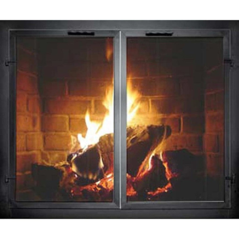 Normandy Custom Masonry Fireplace Door - 37" W x 24 1/4" H - SEE NOTES - LESS THAN PERFECT
