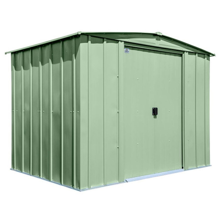 Arrow Classic Steel Storage Shed 8' x 6, Sage Green