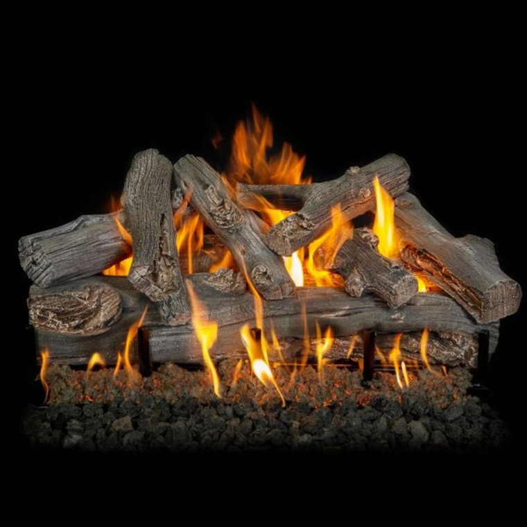Grand Canyon 30" Western Driftwood See Through Gas Log Set - Vented