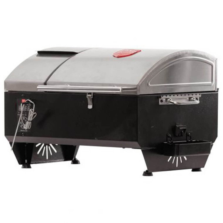 US Stove Stainless Steel Portable Tailgate Tabletop Wood Pellet Grill - USG295SS