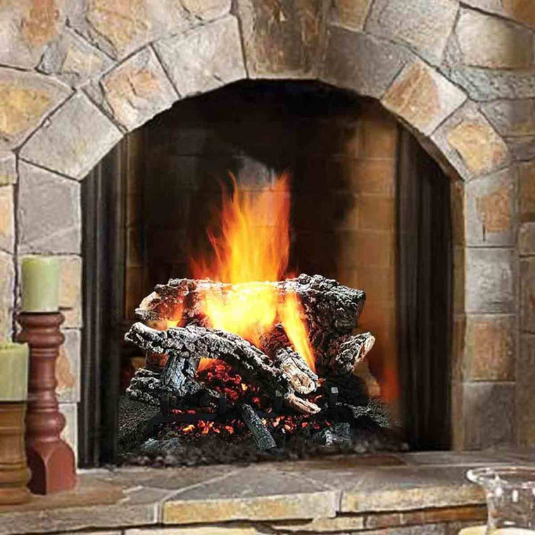 24'' Canyon Wildfire Vented Gas Log Set-Natural Gas