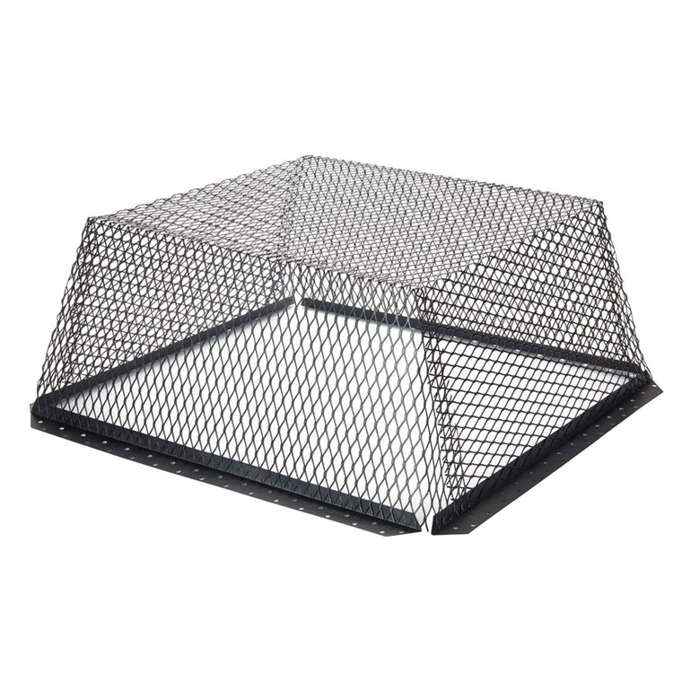 25'' x 25'' Black Galvanized Steel Animal Control Screen