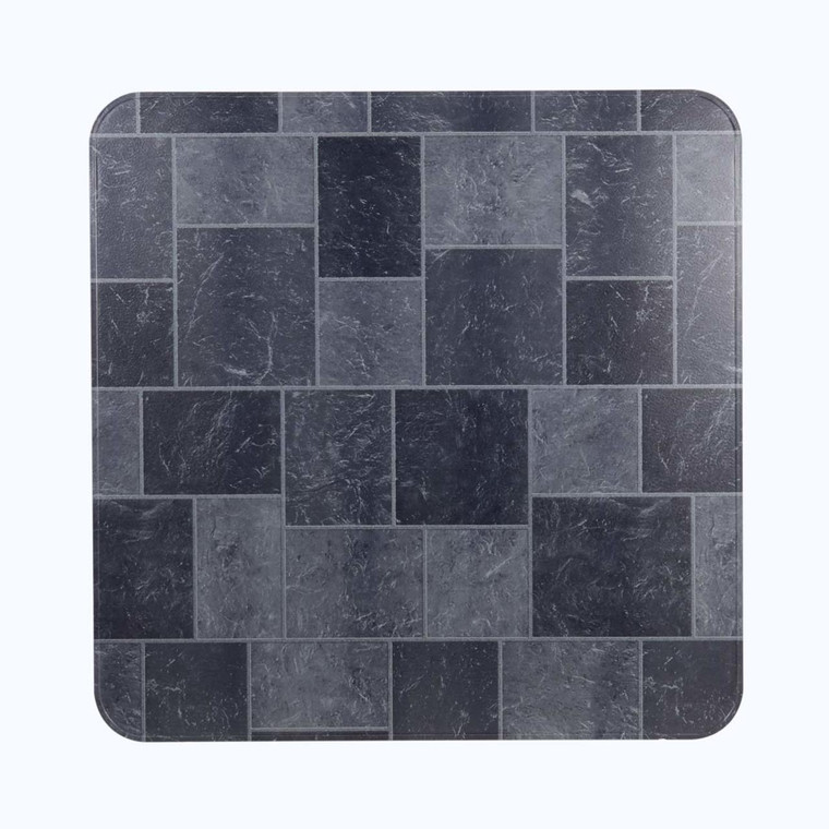 36'' X 36'' UL 1618 Gray Slate Stoveboard