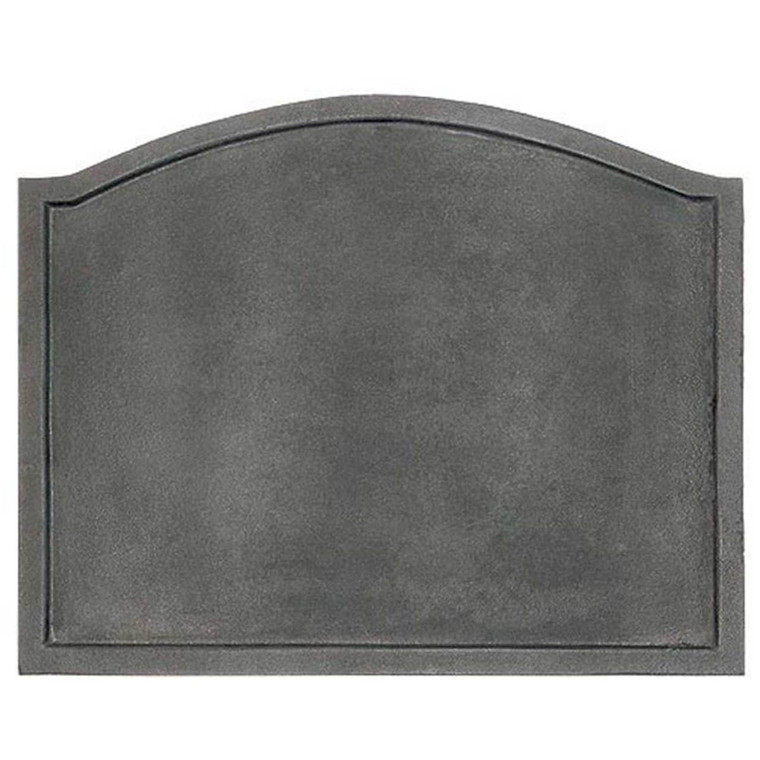 Plain Cast Iron Fireback - 22.5'' W x 17