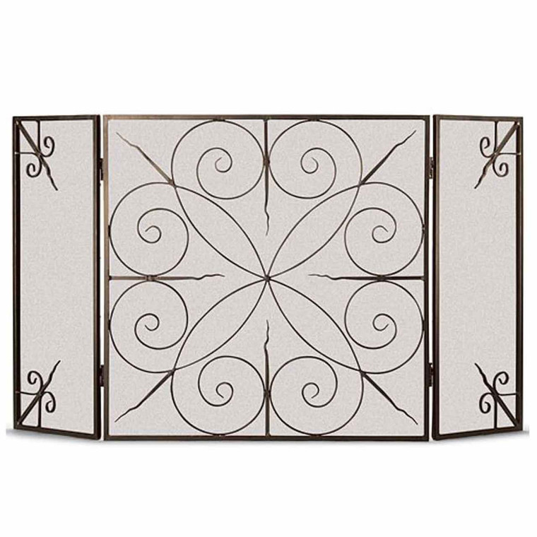 Pilgrim Elements Three Panel Fireplace Screen