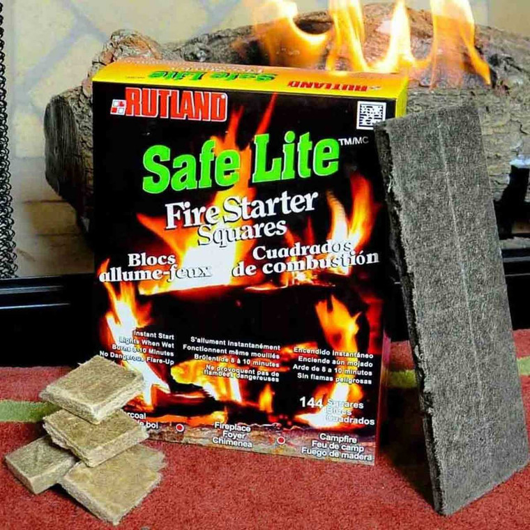 Safe Lite Fire Starters - 144 Squares