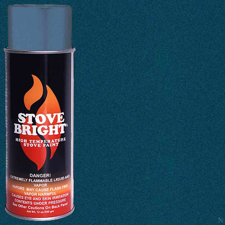 Stove Bright High Temp Paint - Metallic Blue