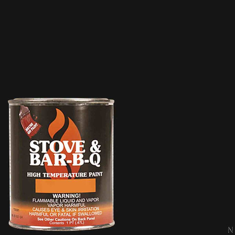 High Temperature Paint- Satin Black 16 oz