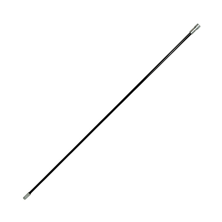 4' Fiberglass Chimney Brush Rod 3/8" NPT .440 Diameter