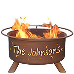 wood burning outdoor fire pit