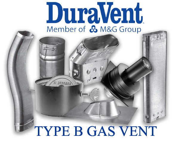 Duravent type b gas vents