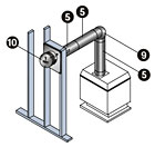 Diagram for Stove Horizontal Termination