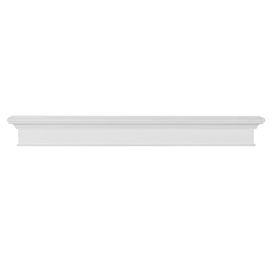 Pearl Henry Black Fireplace Mantel Shelf