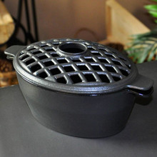 Small Decorative Wood Stove Cast Iron Humidifier / Steamer
