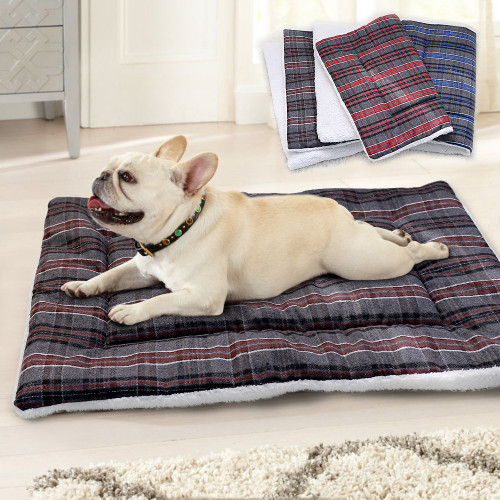 Warm Dog Bed Soft Fleece Pet Bed Mat Puppy Cat